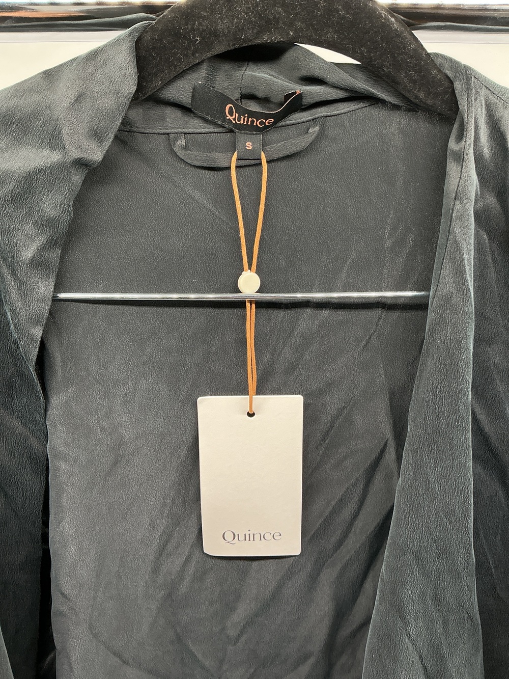 100% Washable Silk Robe - Picture 3 of 3